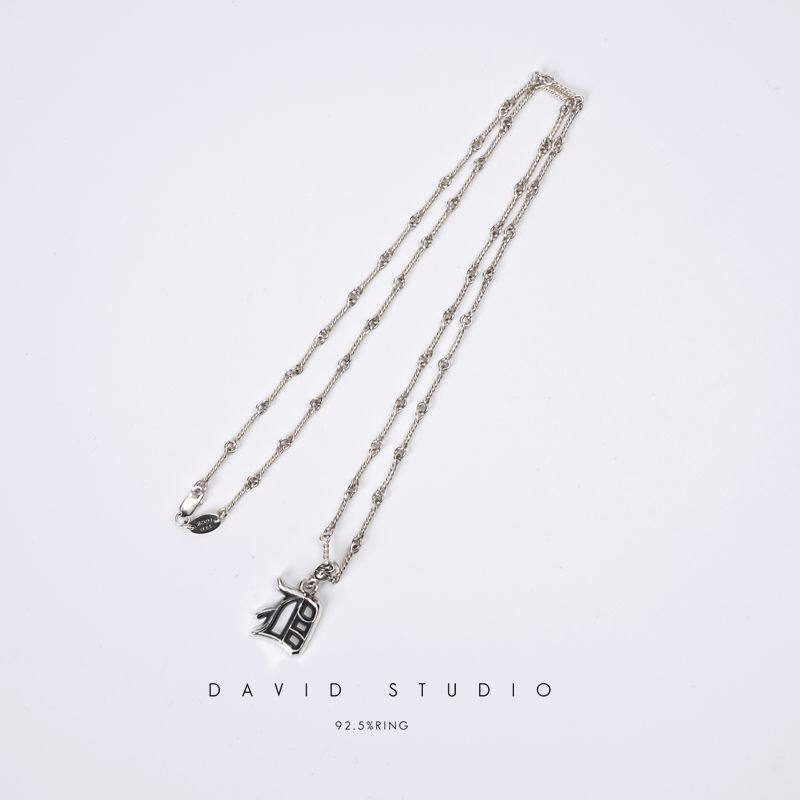davidstudio925纯银哥特吊坠图片