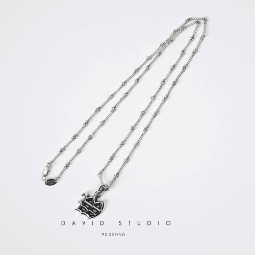 davidstudio925纯银做旧吊坠