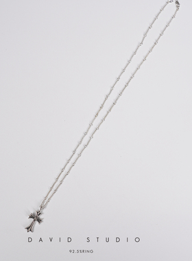 david尅罗心s925做旧男女款项链