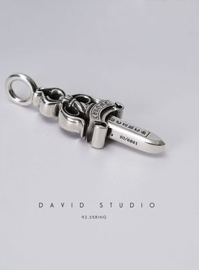 做旧吊坠经典男女同款泰银