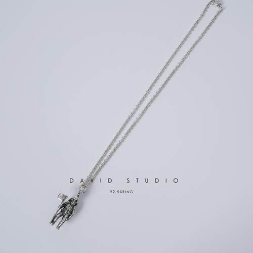 davidstudio925纯银罗志祥项链