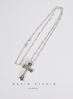 david尅罗心s925纯银ins中号项链