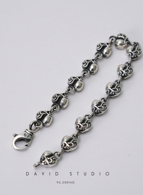davidstudio925纯银哥特手链