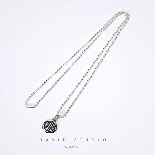 davidstudio925纯银吊坠项链