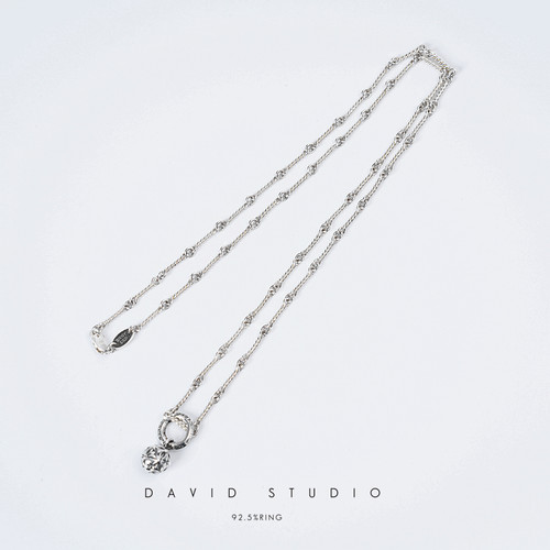 davidstudio925纯银情侣吊坠