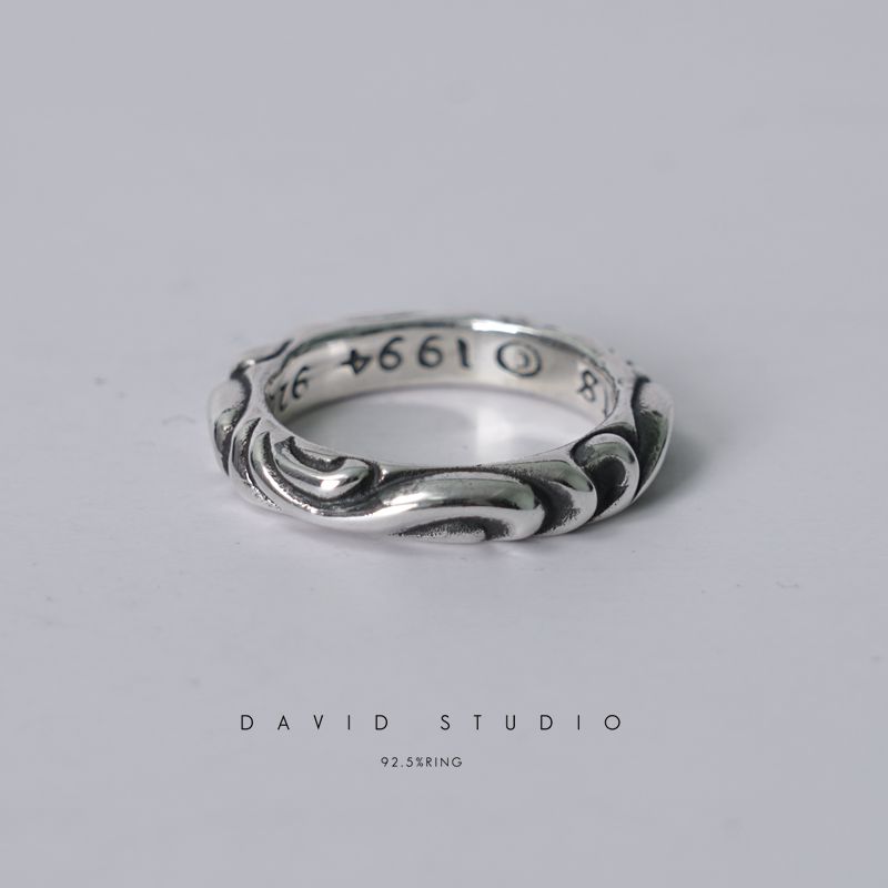 davidstudio925纯银情侣戒指