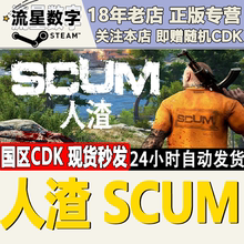 Steam正版国区KEY 人渣 SCUM 人渣激活码 人渣CDKEY 刀男