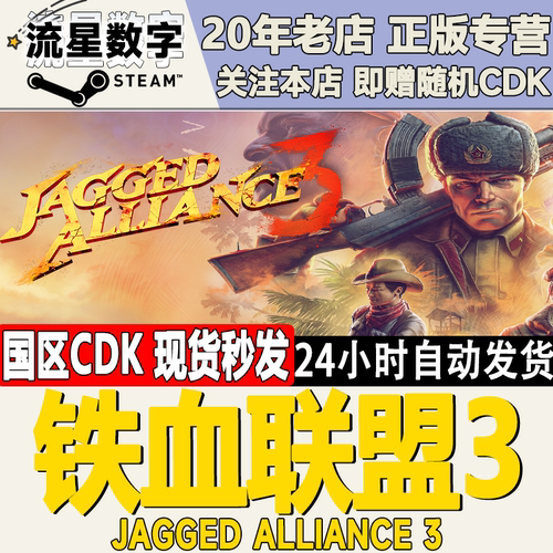 Steam铁血联盟3国区KEY现货秒发