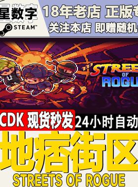 steam正版 地痞街区 痞子街区 Streets of Rogue 国区Cdkey现货
