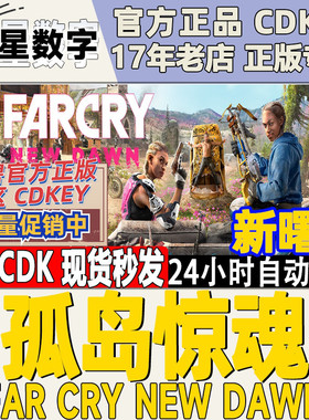 Uplay正版 孤岛惊魂 新曙光 FarCry NewDawn激活码CDKey
