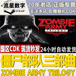 Steam正版国区KEY僵尸部队三部曲Zombie Army Trilogy激活码CDKEY