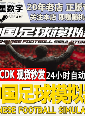Steam正版国区KEY 中国足球模拟器 Chinese Football 激活码CDKEY