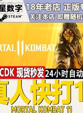 Steam正版国区KEY 真人快打11 Mortal Kombat 11 国区激活码CDKEY