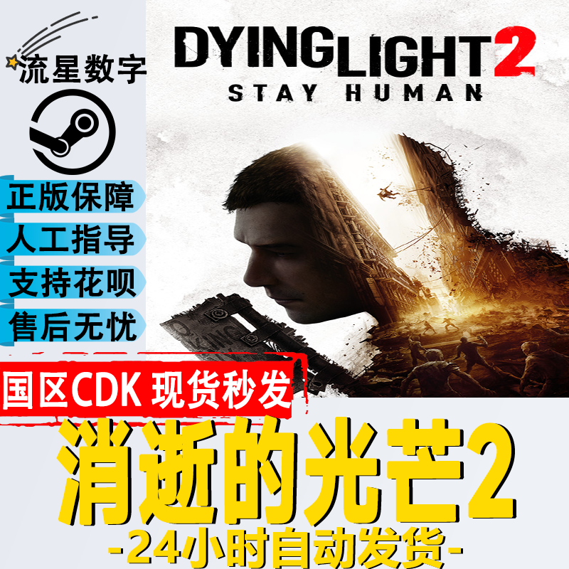 Steam正版国区KEY 消逝的光芒2 Dying Light 2 Stay Human 激活码 电玩/配件/游戏/攻略 STEAM 原图主图