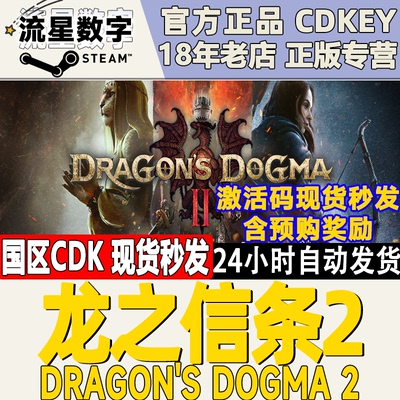 Steam龙之信条2国区KEY