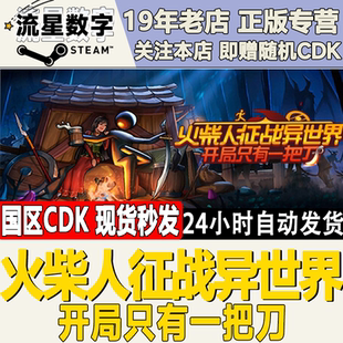Steam正版国区KEY 火柴人征战异世界 开局只有一把刀 激活码现货