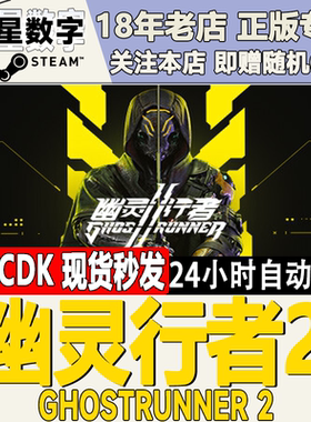 Steam正版 国区KEY 幽灵行者2 Ghostrunner 2 激活码CDKEY