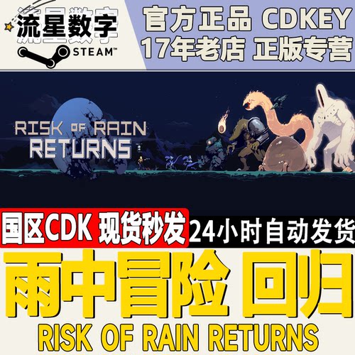 Steam雨中冒险回归国区KEY