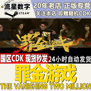 Steam正版国区KEY罪金游戏The Vanishing Two Million激活码CDKEY