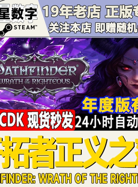 Steam正版国区开拓者正义之怒Pathfinder:Wrath of the Righteous