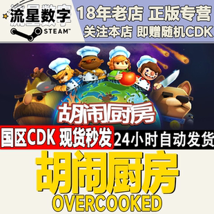 Steam正版国区Key 胡闹厨房1 Overcooked 煮糊了 失落食材DLC现货