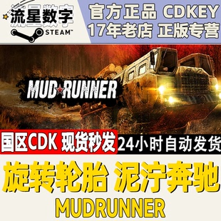 steam正版国区KEY MudRunner 旋转轮胎:泥泞奔驰 泥泞之旅