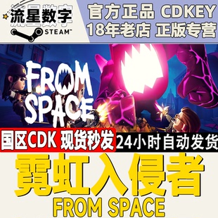 Steam正版国区KEY 霓虹入侵者 From Space 激活码CDKYE现货秒发