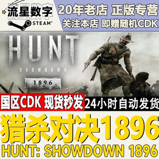 Steam正版国区KEY 猎杀对决1896 激活码CDKEY现货