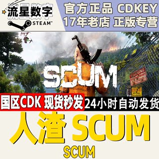 Steam正版 国区KEY 人渣 SCUM 人渣激活码 人渣CDKEY 人渣全球CDK