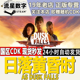日落黄昏时 Dusk Falls CDKEY现货 Steam正版 激活码 国区KEY