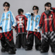 儿童街舞潮服演出服hiphop嘻哈潮酷男童舞蹈练功服套装 爵士舞服装
