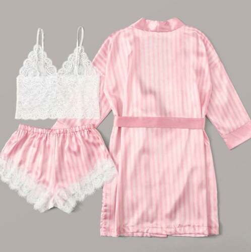 Pajamas simulation silk ladies underwear nightdress 45