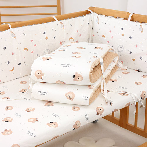 婴儿床床围软包防撞纯棉a类透气