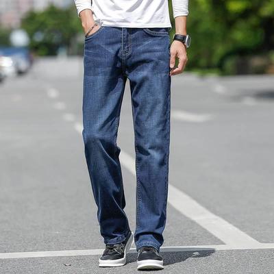 高端广州新塘牛仔裤男春秋直筒宽松男款2023新款男士夏季薄款裤子