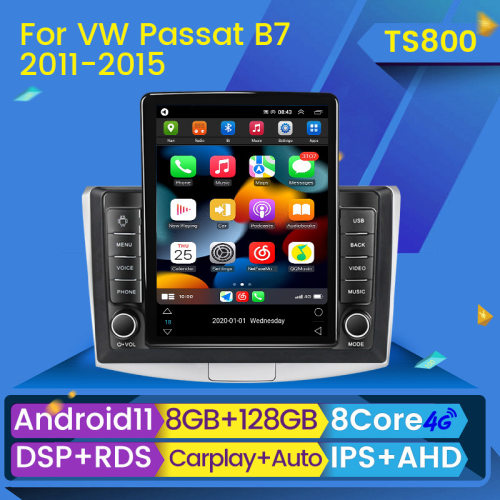 适用于2011-2015 VW Passat B7大众迈腾CC竖屏 安卓导航仪carplay