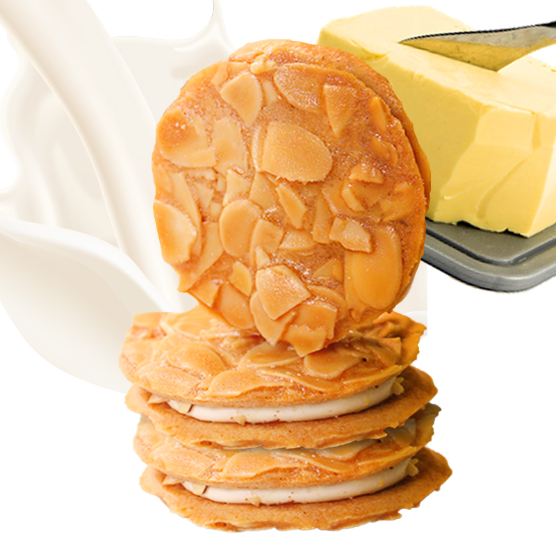 杯缘子扁桃仁牛轧酥香浓可口