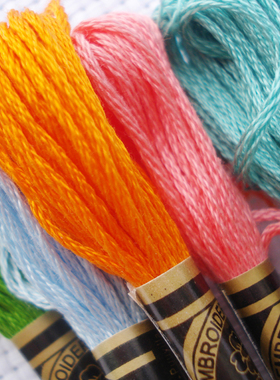 清仓ROSACE绣线447色dmc线号 100%埃及棉RS纯棉十字绣线DIY手工线