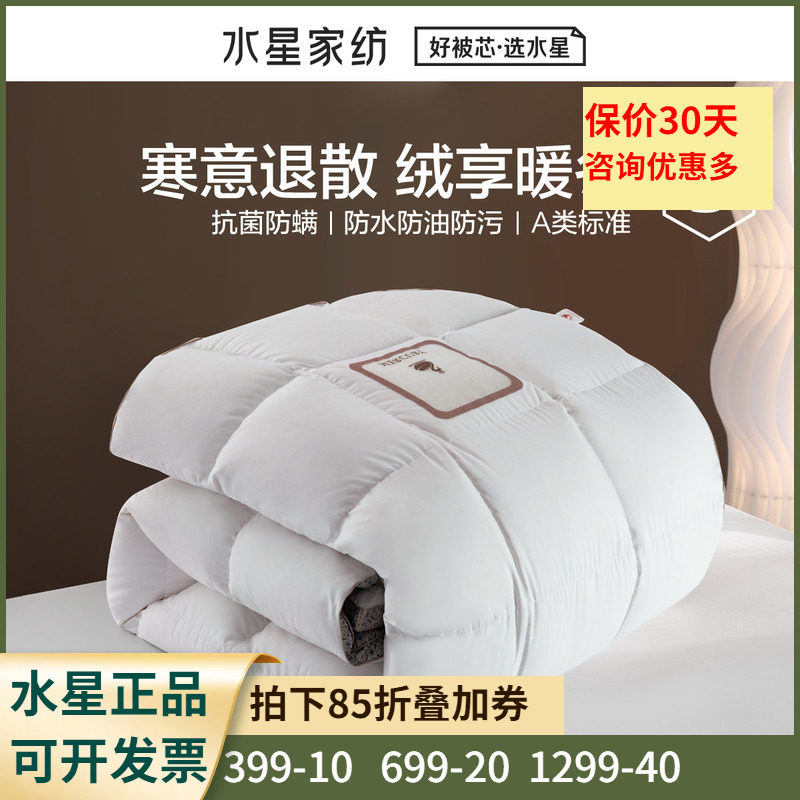 羽绒被白鹅绒白绒吹雪