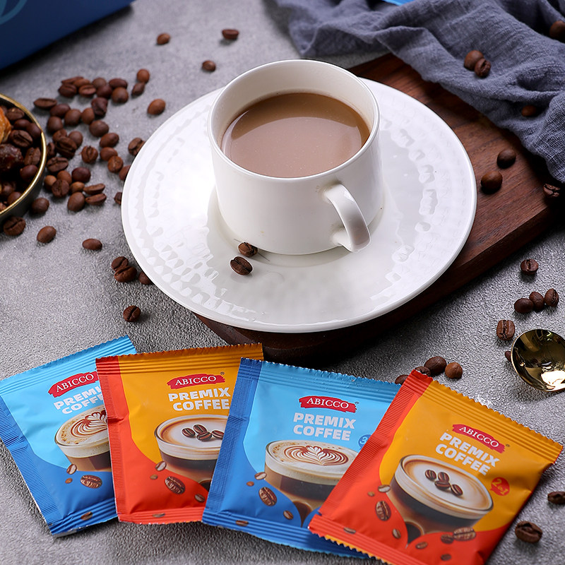 进口卡布奇诺速溶咖啡白咖啡三合一咖啡猫屎黑咖啡马来西亚二合一