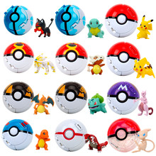 Pokemon Ball Pokeball Anime Figure Pikachu Squirtle Pocket M