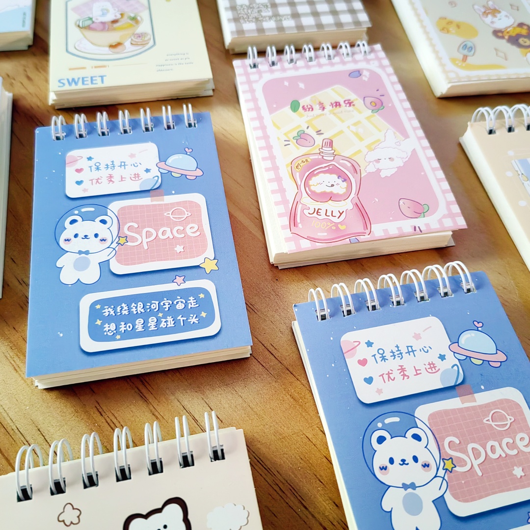 迷你小记事本可爱卡通80张礼品