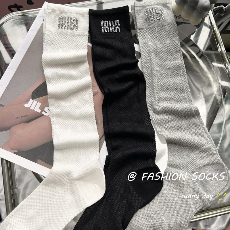 2双装 欧货高定走秀风夏季薄款爱心网眼小腿及膝可堆堆,女士内衣/男士内衣/家居服,长筒袜,淘宝优惠券,粉丝福利购,淘宝优惠卷