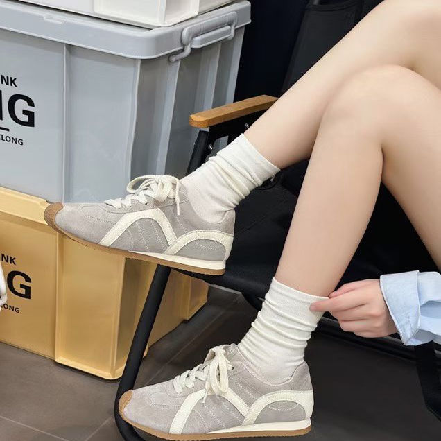 艾小象系带德训鞋女百搭阿甘鞋