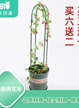 园艺包塑钢管弯管支架花支柱阳台种菜家庭月季黄瓜番茄种植爬藤架
