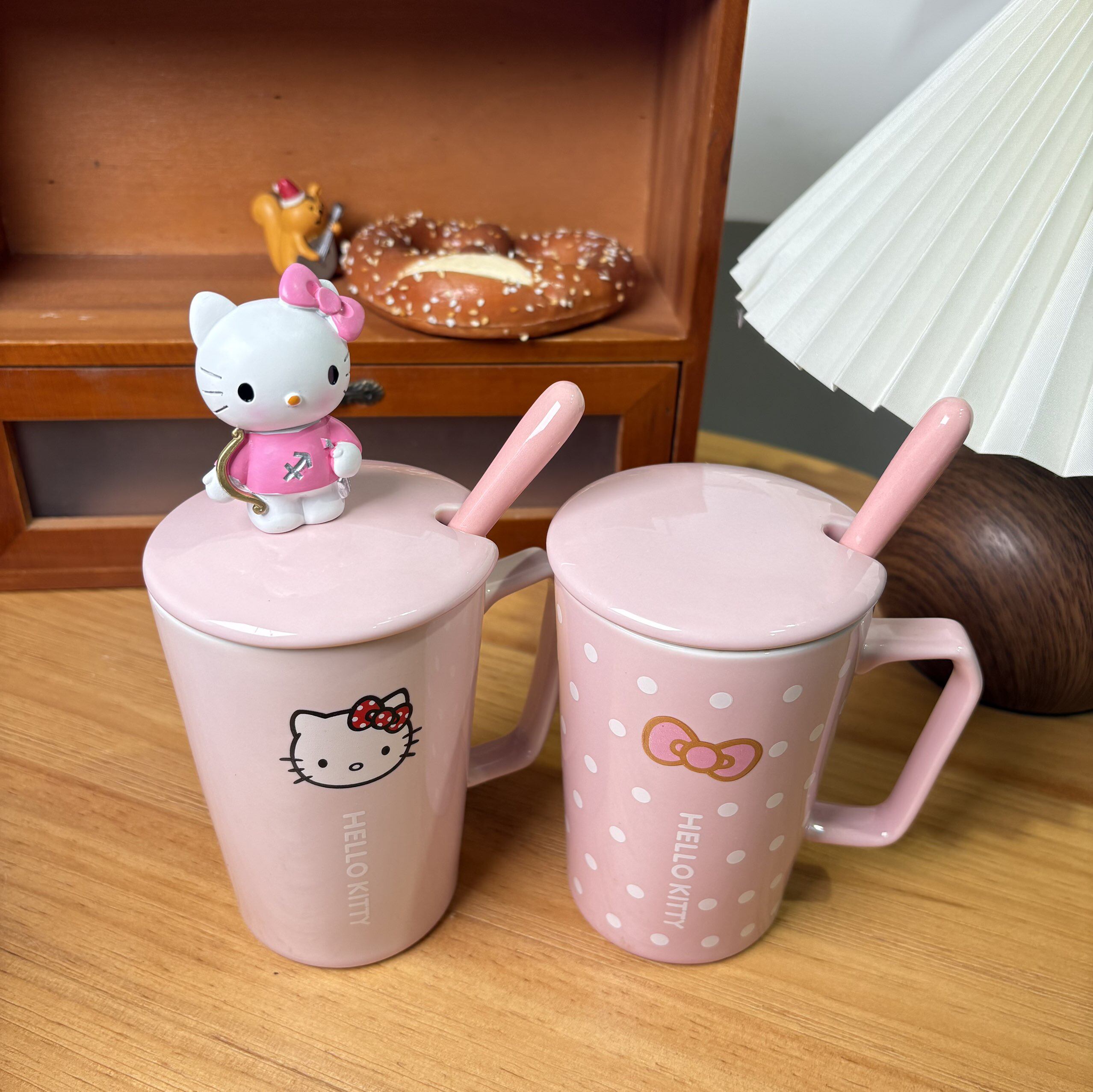 可爱卡通凯蒂猫咪马克杯陶瓷高颜值家用水杯送女生生日礼物伴手礼