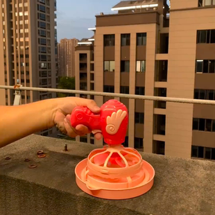 小天使电动风扇泡泡机天使泡中泡儿童手持大号吹泡泡枪棒玩具网红