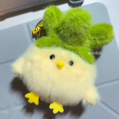 会发声蒜鸟玩偶武汉文创小菜鸡毛绒公仔可爱搞怪和平鸟钥匙扣挂件