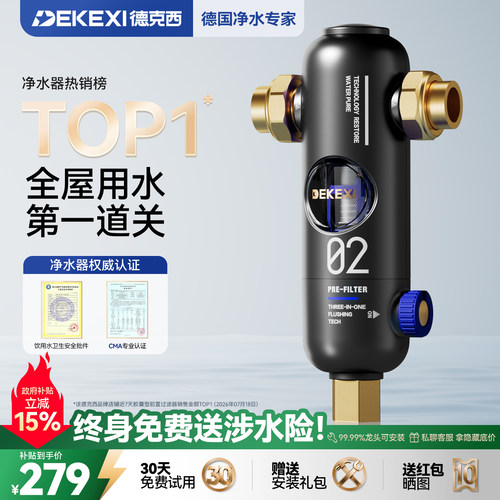 德国德克西过滤器前置