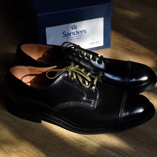 英国SANDERS男士手工皮鞋1128b