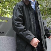 除暴同款 油蜡夹克巴伯尔风衣外套男 长款 英国barbour border经典